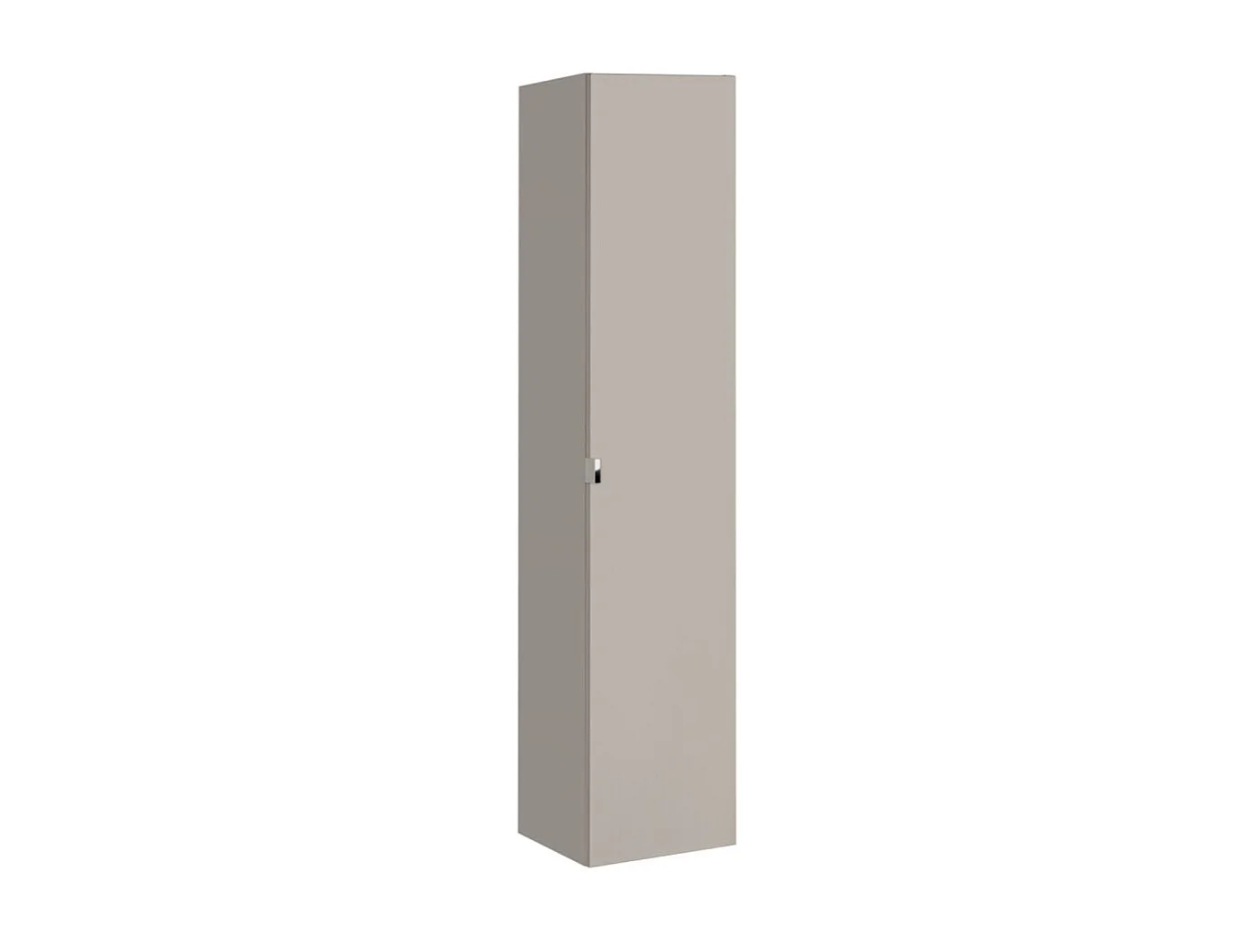 Colonne salle de bain VANTA taupe – zwevend meubel 160 cm met deur en laden