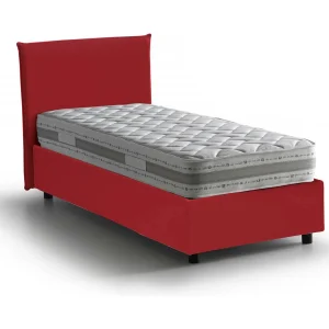 Talamo Italië Eenpersoonsbed Catia Rood met Matras, Afneembaar, Opbergruimte Made in Italy Talamo Italië Eenpersoonsbed Catia Rood met Matras, Afneembaar, Opbergruimte Made in Italy