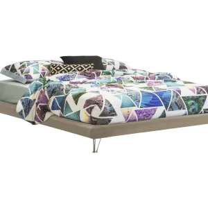 Dferron tweepersoonsbed, Vast bed in stof met poten, 100% Made in Italy, geschikt voor matras 160×190 cm, Beige Dferron tweepersoonsbed, Vast bed in stof met poten, 100% Made in Italy, geschikt voor matras 160×190 cm, Beige