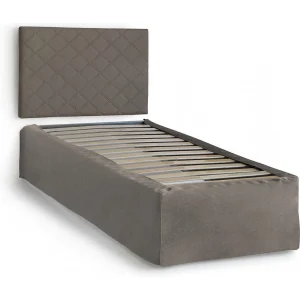 Dbertin eenperoonbed, eco-lederen hoofdbordet met orthopediche bodem en volant, 100% Made in Italy, gechikt voor een eenperoonbed, voor matra 80×190 cm, duifgrij Dbertin eenperoonbed, eco-lederen hoofdbordet met orthopediche bodem en volant, 100% Made in Italy, gechikt voor een eenperoonbed, voor matra 80×190 cm, duifgrij