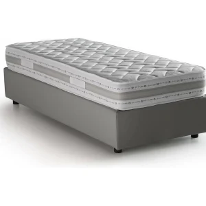 Dmaiell eenpersoonsbed, Opbergbed met stoffen bekleding, 100% Made in Italy, Opening aan de voorkant, inclusief matras van 80×200 cm, Grijs Dmaiell eenpersoonsbed, Opbergbed met stoffen bekleding, 100% Made in Italy, Opening aan de voorkant, inclusief matras van 80×200 cm, Grijs