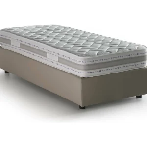 Dmaiell eenpersoonsbed, Opbergbed met stoffen bekleding, 100% Made in Italy, Opening aan de voorkant, inclusief matras van 80×200 cm, Taupe Dmaiell eenpersoonsbed, Opbergbed met stoffen bekleding, 100% Made in Italy, Opening aan de voorkant, inclusief matras van 80×200 cm, Taupe