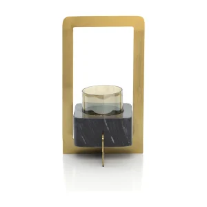 De Marbre d’Or Kandelaar – Goud Zwart – M