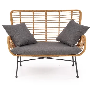 Draaibare buitenbank van synthetisch materiaal, 96 x 45 cm