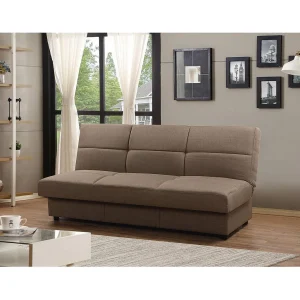 Bank slaapbank bankstel "Enzo" – 185 x 84 x 85 cm – 3 zits – Taupe – grijs bruin Bank slaapbank bankstel "Enzo" – 185 x 84 x 85 cm – 3 zits – Taupe – grijs bruin