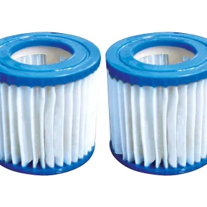 Cartridge filters set van 2 vervangende filters voor zwembad O Blue