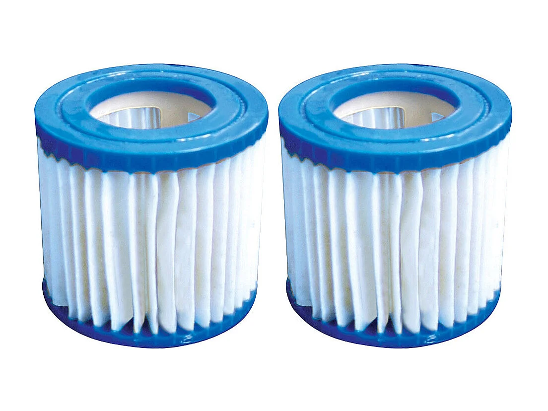 Cartridge filters set van 2 vervangende filters voor zwembad O Blue