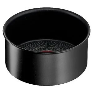 Casserole Ingenio Eco Resist 18 cm TEFAL – Krasbestendige Titanium anti-aanbaklaag – Afneembare handgreep – Gemaakt in Frankrijk