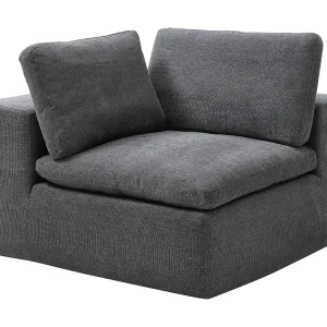 Linker hoekfauteuil in antracietgrijze stof CORTOLINE Linker hoekfauteuil in antracietgrijze stof CORTOLINE