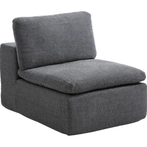 Fauteuil voor modulaire set in antracietgrijze stof CORTOLINE Fauteuil voor modulaire set in antracietgrijze stof CORTOLINE