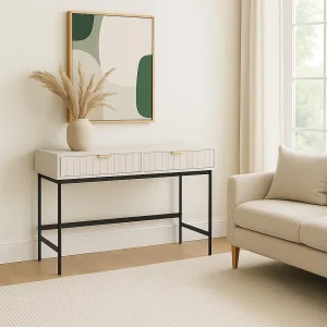 Console tafel MCW-O41, houtlook wit Console tafel MCW-O41, houtlook wit