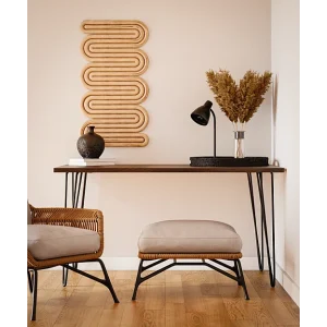 Bureau VOSS 138 x 68 cm voor kantoor, studeerkamer, atelier Chocolade-eiken