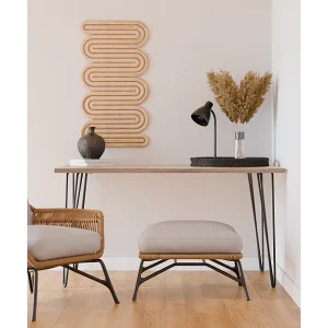 Bureau VOSS 138 x 68 cm voor kantoor, studeerkamer, atelier Eiken Sonoma