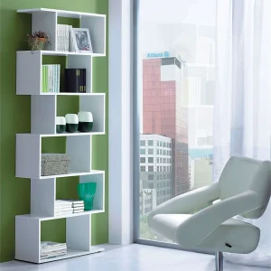 Bücherregal mit 6 Fächern – H192 cm – Athena Bücherregal mit 6 Fächern – H192 cm – Athena