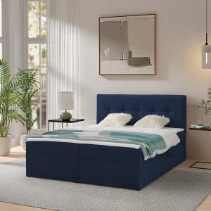 Boxspring toronto – 160×200 cm marineblauw amor velvet 4314 – tweepersoons Boxspring toronto – 160×200 cm marineblauw amor velvet 4314 – tweepersoons
