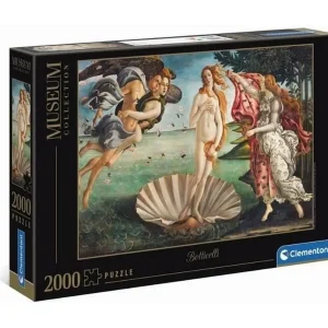 Clementoni – Museum – puzzel van 2000 stukjes – Botticelli: De geboorte van Venus Clementoni – Museum – puzzel van 2000 stukjes – Botticelli: De geboorte van Venus
