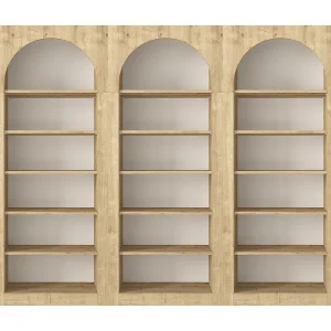 Set van 3 boekenkasten met 6 vakken – Licht natuurlijk – CYMORA Set van 3 boekenkasten met 6 vakken – Licht natuurlijk – CYMORA