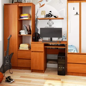 Bureau Links PIKSEL / Computerbureau / Computer Tafel / Bureautafel Rechts / Els / 90 x 77 x 50 cm