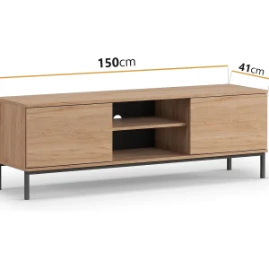 Complete grote woonkamerset Dallas I – Natuurlijk Hickory (6-delig) Complete grote woonkamerset Dallas I – Natuurlijk Hickory (6-delig)