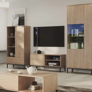Complete woonkamerset Dallas IV – Natuurlijk Hickory Complete woonkamerset Dallas IV – Natuurlijk Hickory