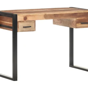 Bureau 110x50x76 cm massief hout