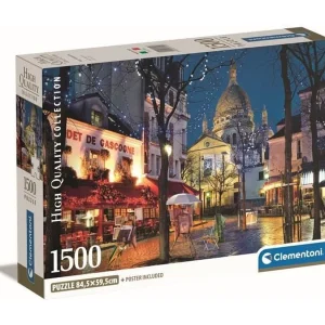 Clementoni – 1500 p Parijs Montmartre – 59,2 x 84,3 cm Clementoni – 1500 p Parijs Montmartre – 59,2 x 84,3 cm