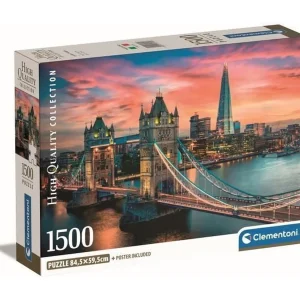 Clementoni – 1500 p London Twilight – 59,2 x 84,3 cm Clementoni – 1500 p London Twilight – 59,2 x 84,3 cm