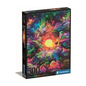 Clementoni – 500 stuks Colorboom Psychedelic Jungle – 49 x 36 cm Clementoni – 500 stuks Colorboom Psychedelic Jungle – 49 x 36 cm
