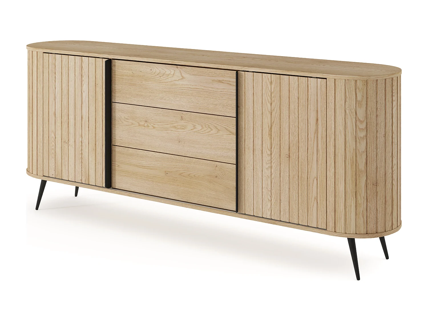 Commode, Cremona Eik, 196 x 81,8 x 40,2 cm