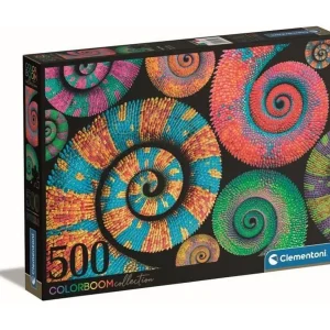 Clementoni – 500 stuks Colorboom Curly – 49 x 36 cm Clementoni – 500 stuks Colorboom Curly – 49 x 36 cm