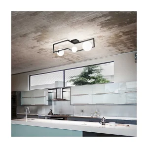 CORNER PL3, Gouden plafondlamp, Ideal Lux CORNER PL3, Gouden plafondlamp, Ideal Lux