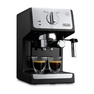 DeLonghi ECP33.21.BK Espressoapparaat 15 Bar Zwart/Zilver – Gemalen Koffie & ESE Pads, 360° Melkopschuimer DeLonghi ECP33.21.BK Espressoapparaat 15 Bar Zwart/Zilver – Gemalen Koffie & ESE Pads, 360° Melkopschuimer