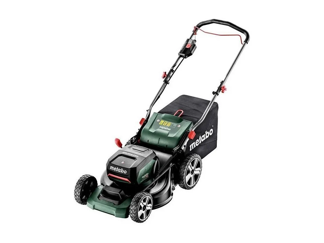 Draadloze grasmaaier Metabo RM 36-18 LTX BL 46 cm, borstelloze motor, 7 maaihoogtes, opvangbak 55 L, zelfrijdend, 18 V
