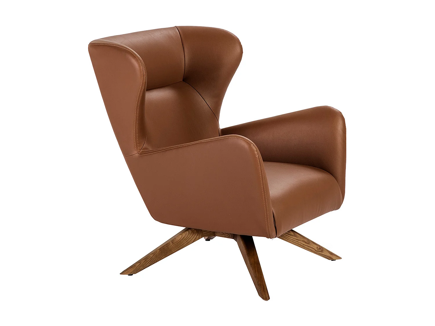 Bureaustoel gestoffeerd in eco-leer 5038 ANGEL CERDA