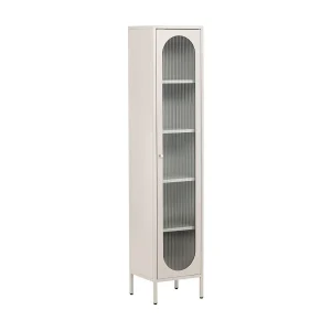Cali vitrinekast 1 deur beige. Cali vitrinekast 1 deur beige.