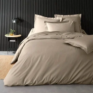 Dekbedovertrek Perkal 100% Katoen 240x260cm Zand Comfortabel & Elegant