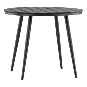 Break eettafel tuin Ø90cm zwart. Break eettafel tuin Ø90cm zwart.