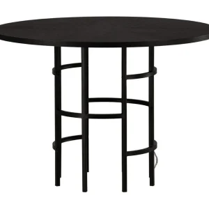 Copenhagen eetkamertafel Ø115cm zwart.
