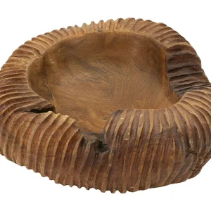 Bruine houten lege zak 37x40x16 cm Bruine houten lege zak 37x40x16 cm
