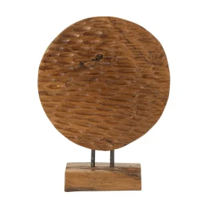 Bruin houten sculptuur 30×15,5×40 cm Bruin houten sculptuur 30×15,5×40 cm
