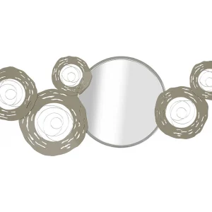 Decoratief metalen paneel met spiegel 106×3,8×48 cm. Decoratief metalen paneel met spiegel 106×3,8×48 cm.