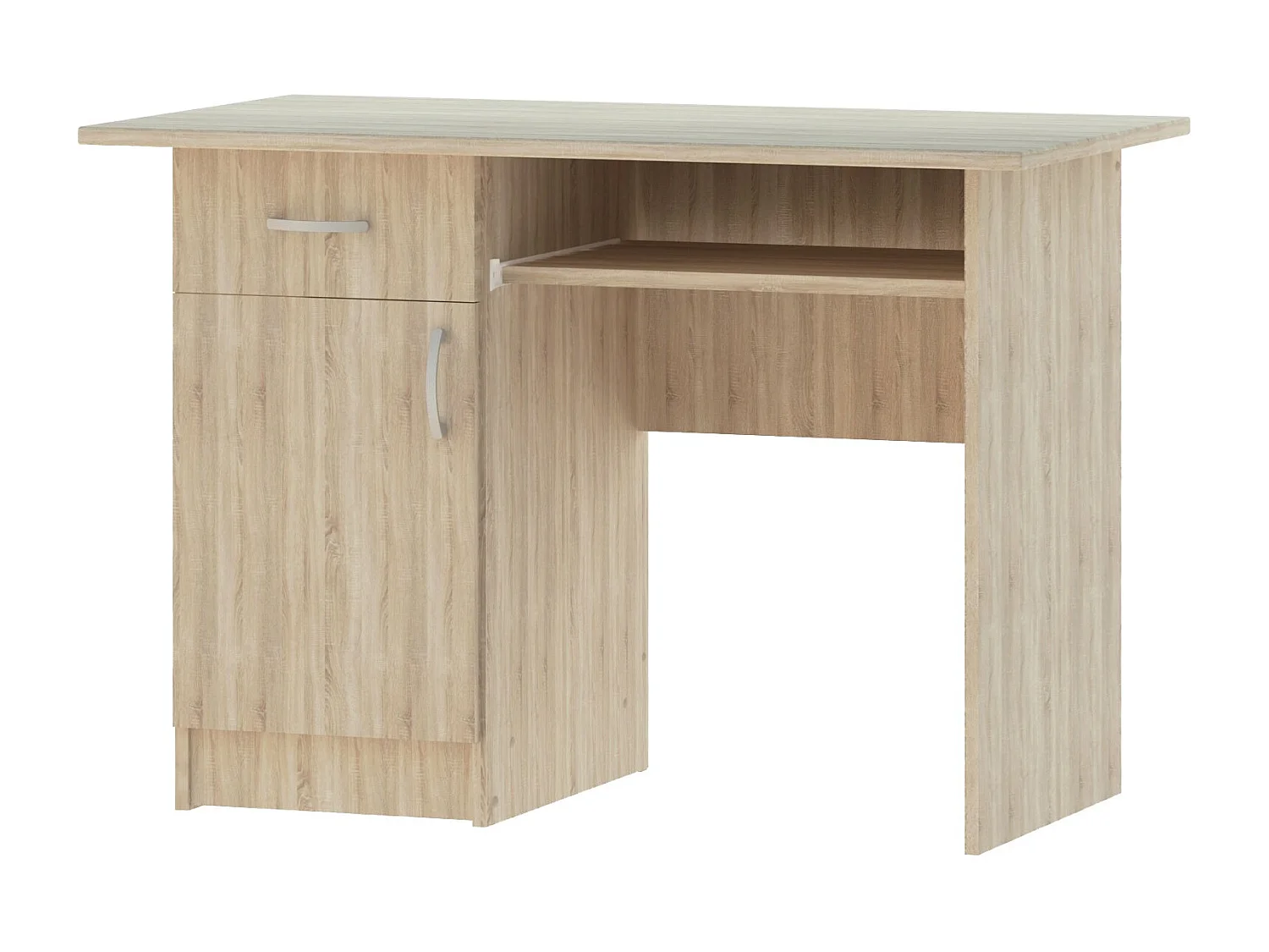 Bureau Togo, 1 Lade, 1 deur, sonoma eiken, 110 x 60 x 75 cm