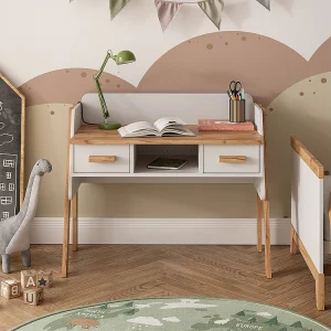 Bureau wit/kunstnijverheid 97x51x80 malia Bureau wit/kunstnijverheid 97x51x80 malia