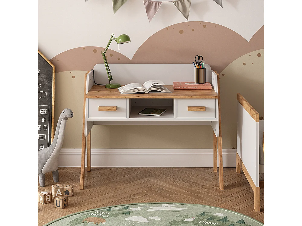 Bureau wit/kunstnijverheid 97x51x80 malia