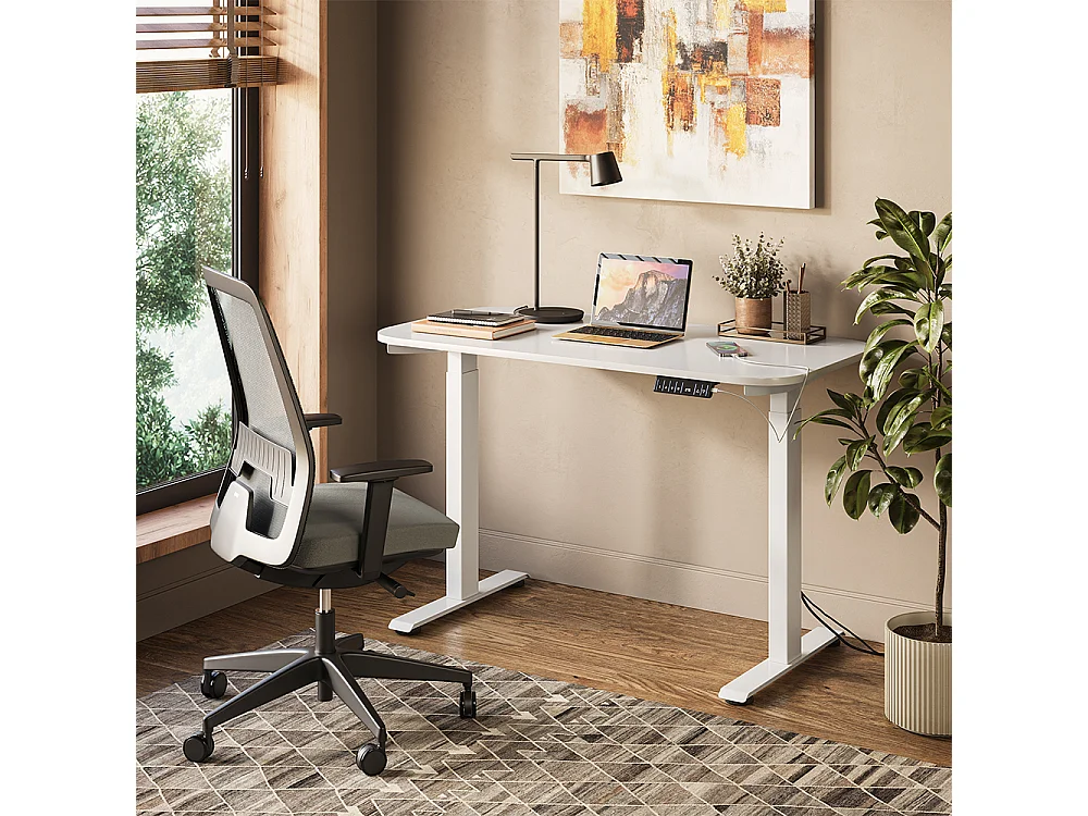 Bureau wit 120x60x120 elevate