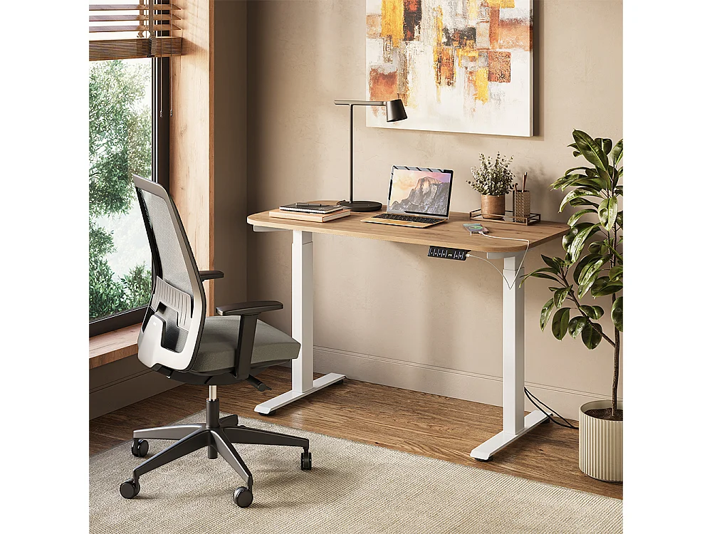 Bureau wit/kunstnijverheid 120x60x120 elevate