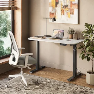 Bureau zwart/wit 120x60x120 elevate