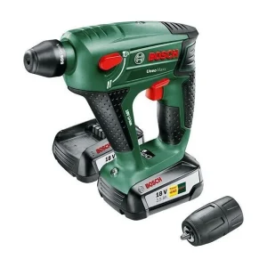 Draadloze Bosch Uneo Maxx 18V SDS Boorhamer – 2 Batterijen 2,5 Ah, 0,6 J, Compact en veelzijdig