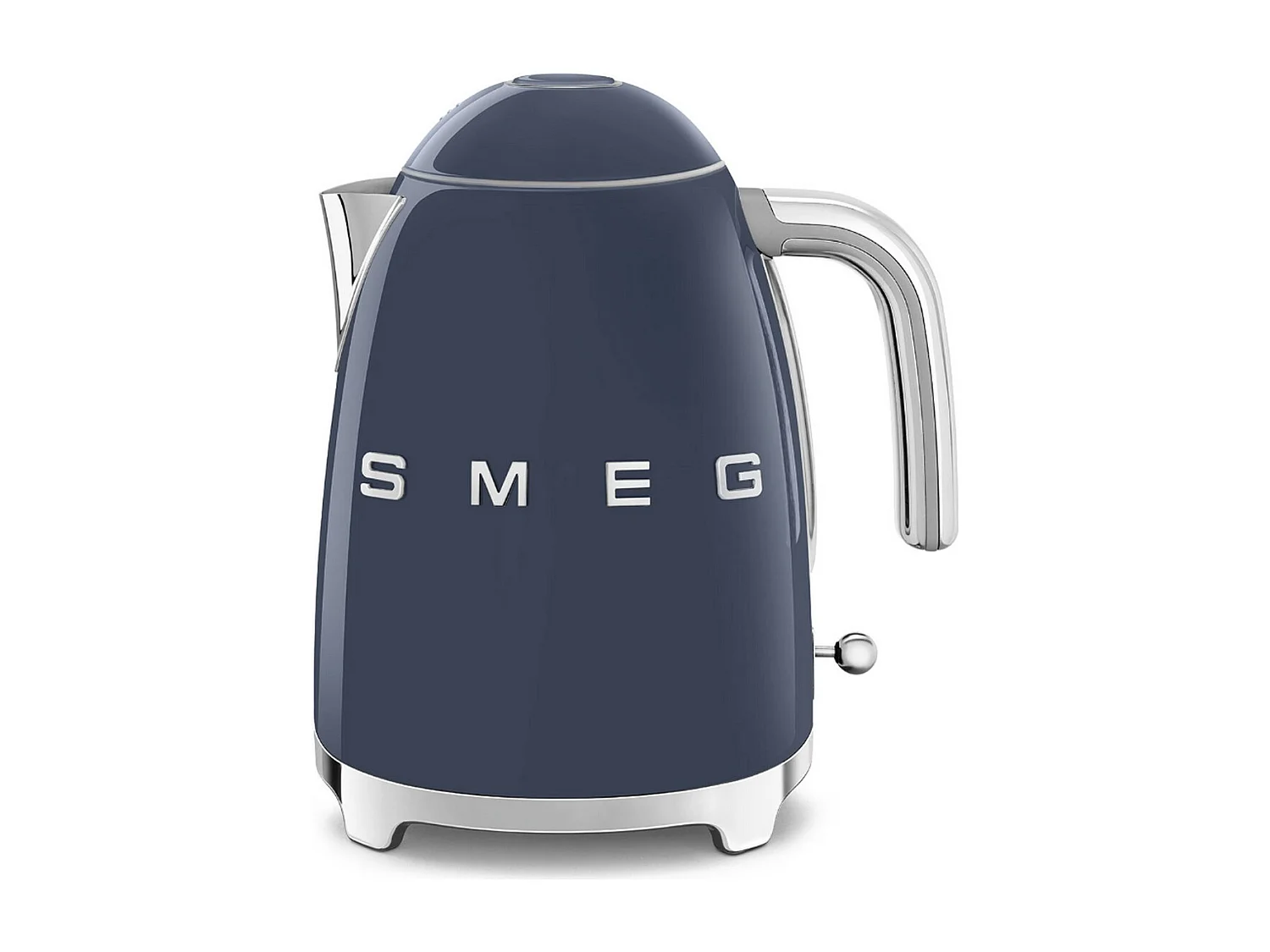 Draadloze waterkoker Smeg 1,7L 2400W Navy Blauw Retro Jaren 50 met RVS Filter en 360° Basis