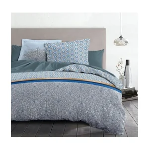 Dekbedovertrekset 220 x 240 cm: Dekbedovertrek + 2 kussenslopen – 100% Katoen – Blauw
